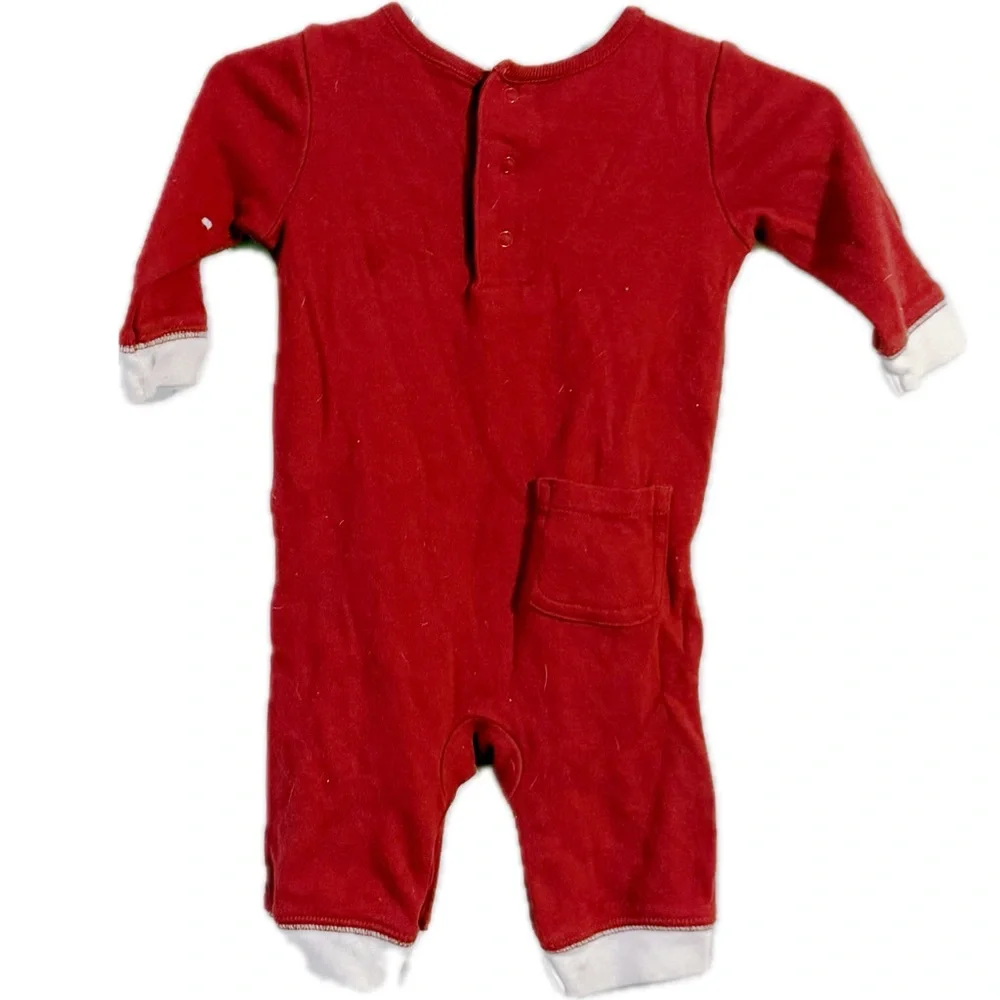 Gymboree‎ Festive Red Santa Footie
